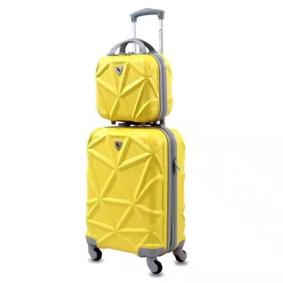 AMKA Gem 2-Piece Carry-On Spinner Cosmetic Suitcase vanity luggage, travel bag - Picture 1 of 16